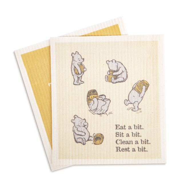 Sweeter Than Honey - Winnie the Pooh Themed Swedish Dishcloths - Mellow Monkey