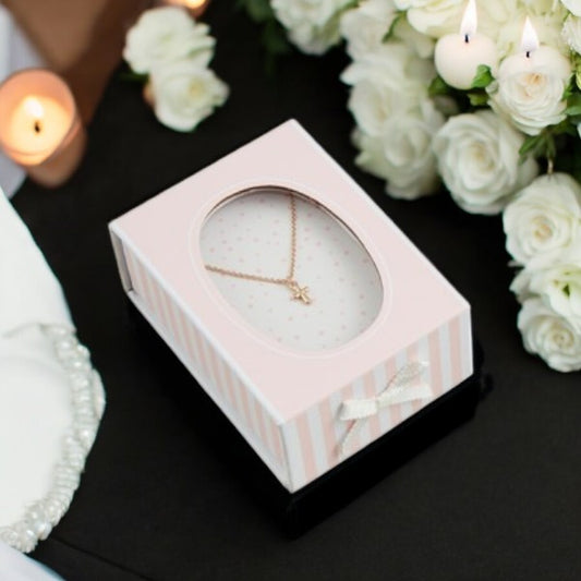 Gold Boxed Cross Infant Necklace - Mellow Monkey