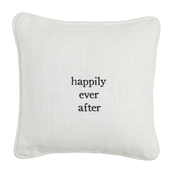 Happily Ever After Mini Pillow - 8-in - Mellow Monkey