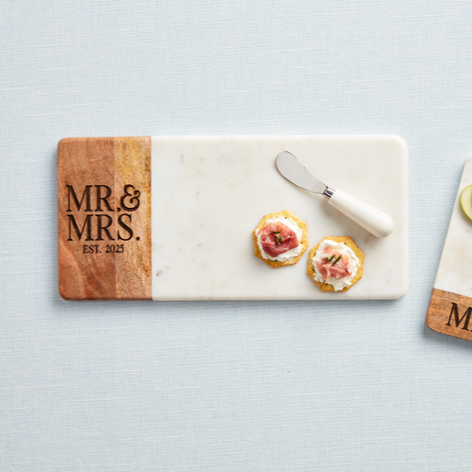 Mr. & Mrs. Est 2025 Board Set - Mellow Monkey