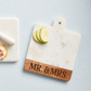Mr. & Mrs. Engraved Marble Board - Mellow Monkey