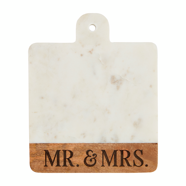 Mr. & Mrs. Engraved Marble Board - Mellow Monkey