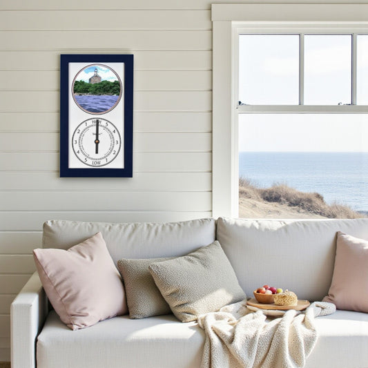 Tidepieces - Great Captain Lighthouse Greenwich Connecticut - NAVY Tide Clock - Mellow Monkey