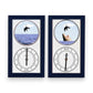 Tidepieces - Great White Shark Tide Clock - NAVY - Mellow Monkey