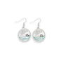 Serene Silver Turtle And Palm Scenes - Earrings - Mellow Monkey