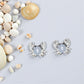 Silver Crabs With Soft Blue Pearl And Crystal Eyes - Earrings - Mellow Monkey