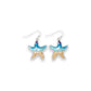 Sandy Beach Scene Starfish - Earrings - Mellow Monkey