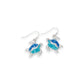 Fun Blue And Aqua Turtles - Earrings - Mellow Monkey