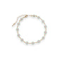 Stationed Pastel Enamel Daisies On Gold Chain - Anklet - Mellow Monkey
