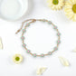 Stationed Pastel Enamel Daisies On Gold Chain - Anklet - Mellow Monkey