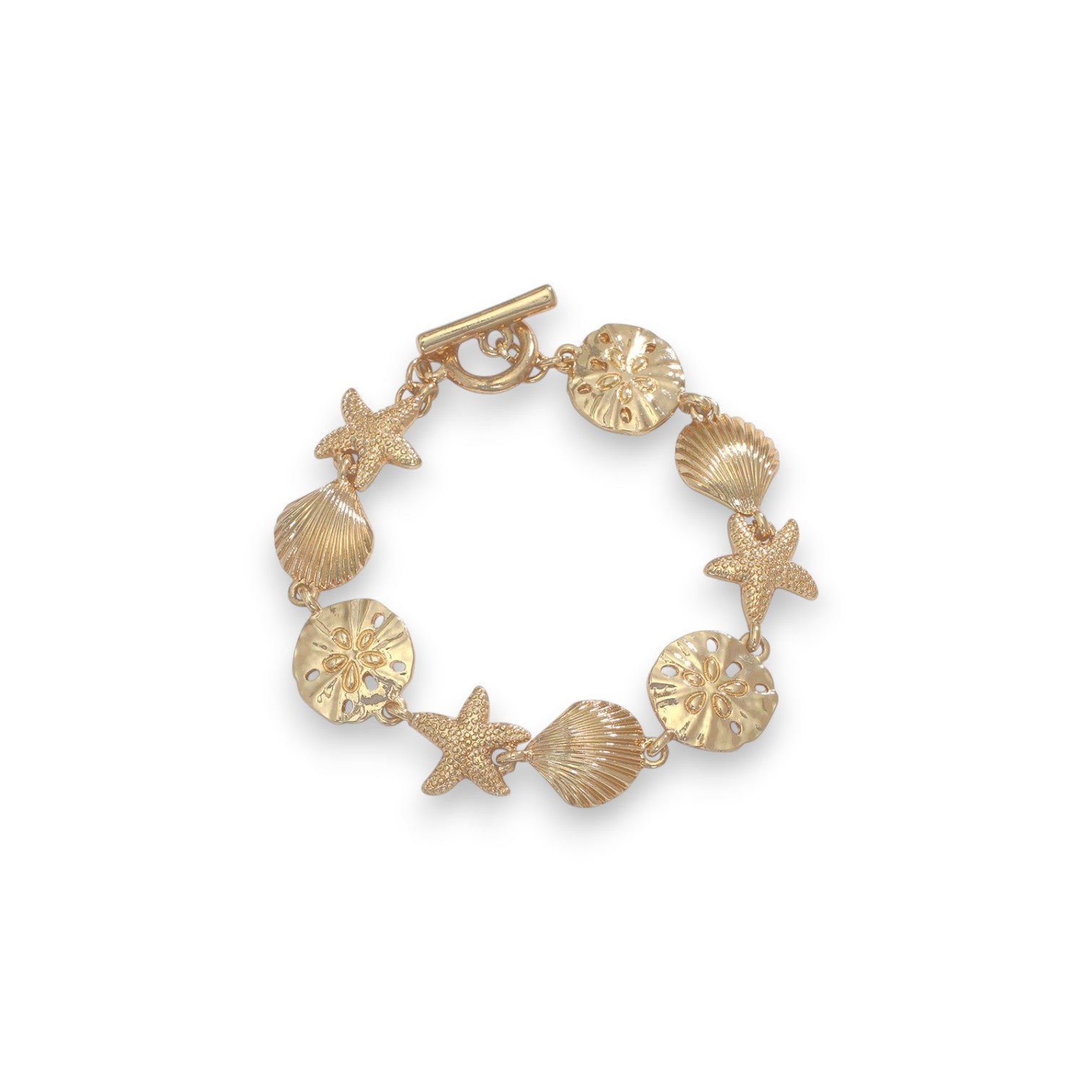 Gold Sealife Charm - Bracelet - Mellow Monkey