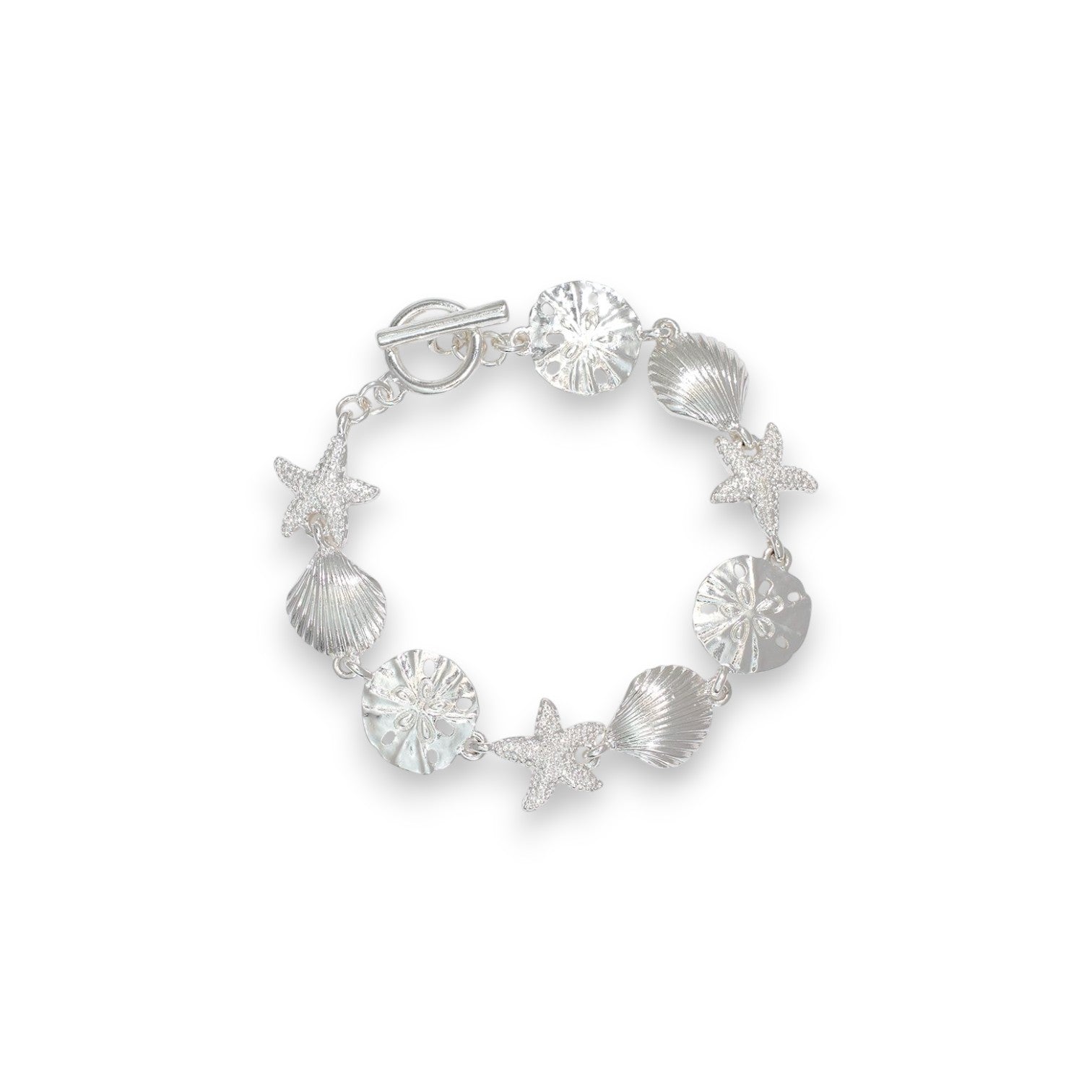 Silver Sealife Charms - Bracelet - Mellow Monkey