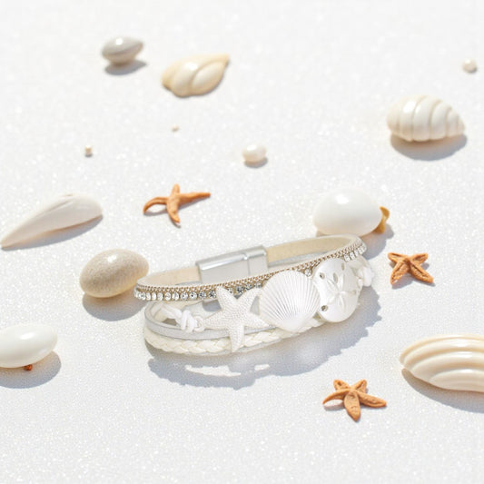 Matte Silver Sealife - Bracelet - Mellow Monkey