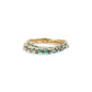 Gold With Aqua And Turquoise - Bracelet - Mellow Monkey