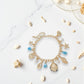 Gold Sealife Charms With Pearls And Sea Glass - Bracelet - Mellow Monkey