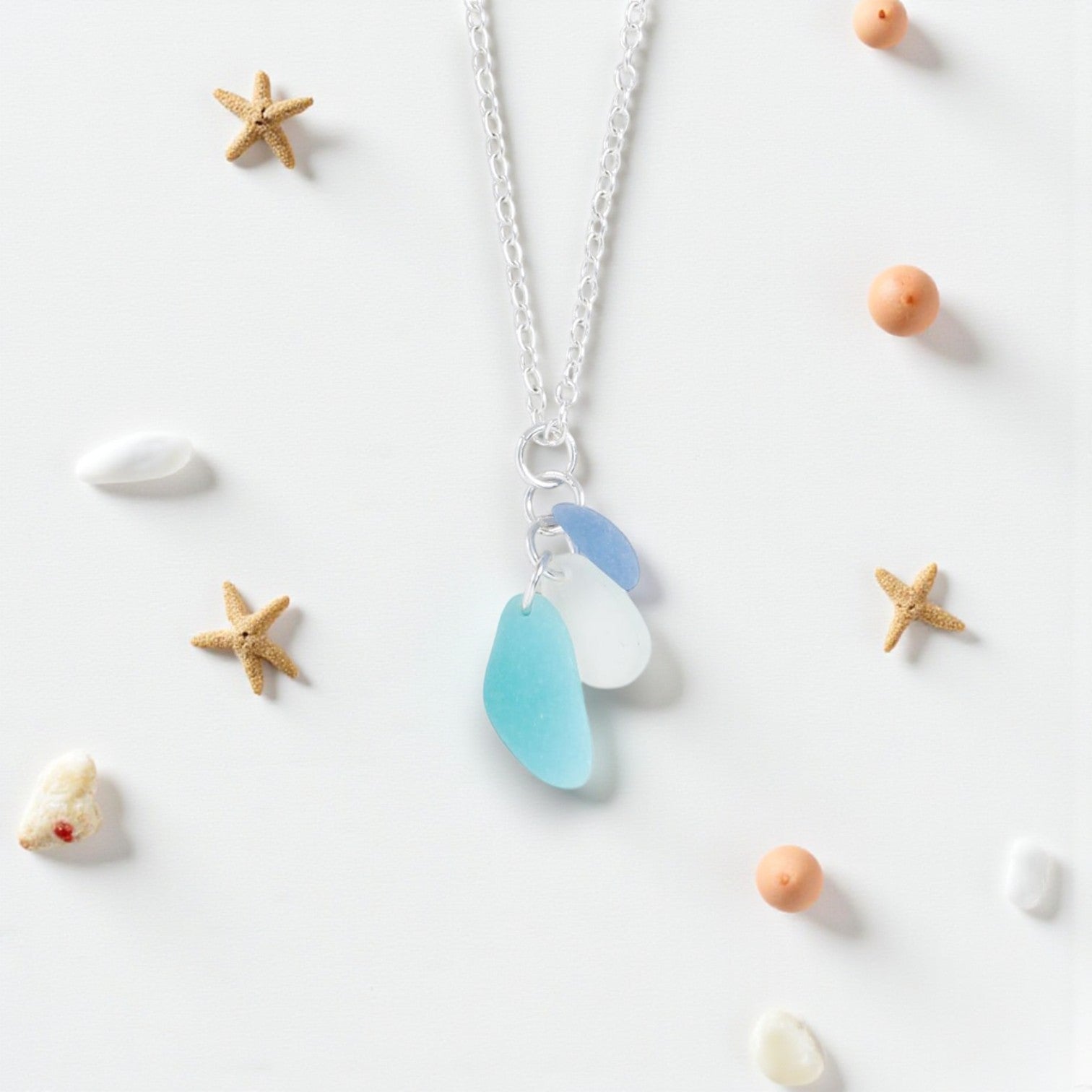 Shades of Sea Glass - Necklace - Mellow Monkey
