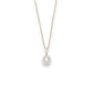 Classy Pearl Drop With Crystals - Necklace - Mellow Monkey