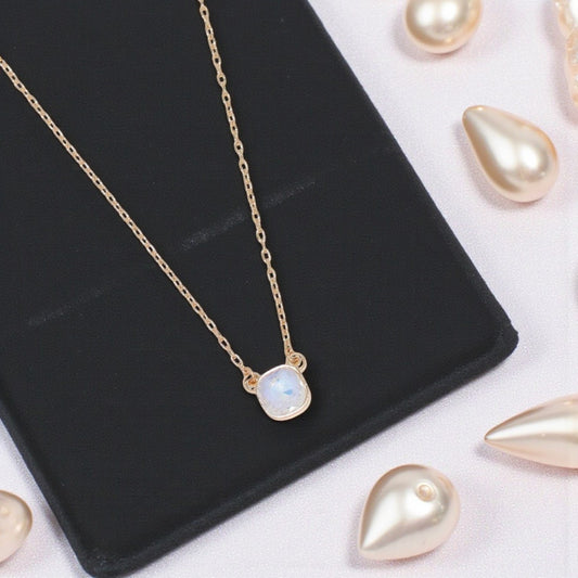 Opalescent Crystal Pendant - Necklace - Mellow Monkey