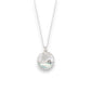 Swimming Turtle In A Palm Beach Scene - Necklace - Mellow Monkey