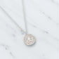 AB Crystal Silver Sand Dollar - Necklace - Mellow Monkey
