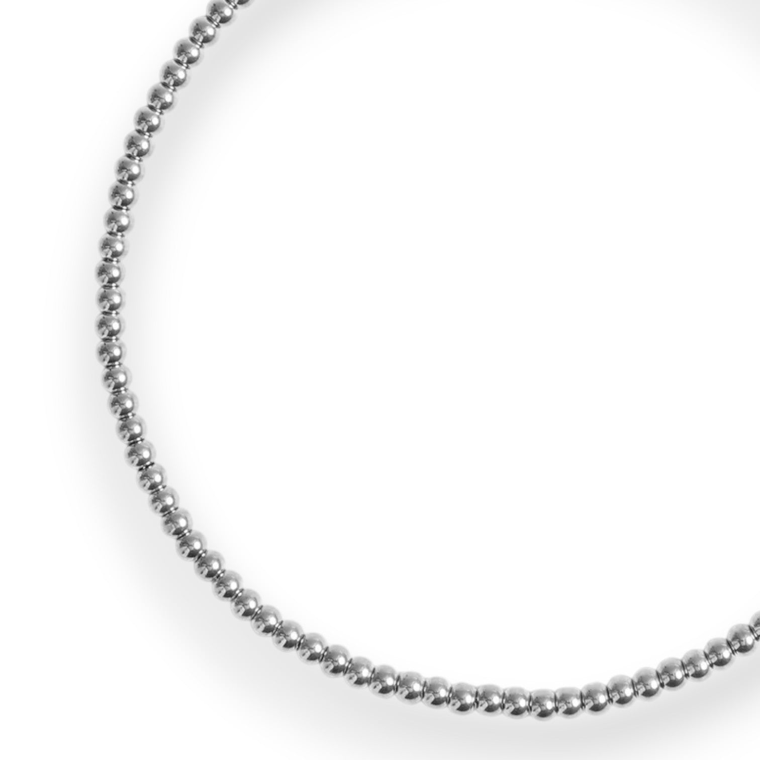 Crown Choker - Silver - 4-mm - Mellow Monkey