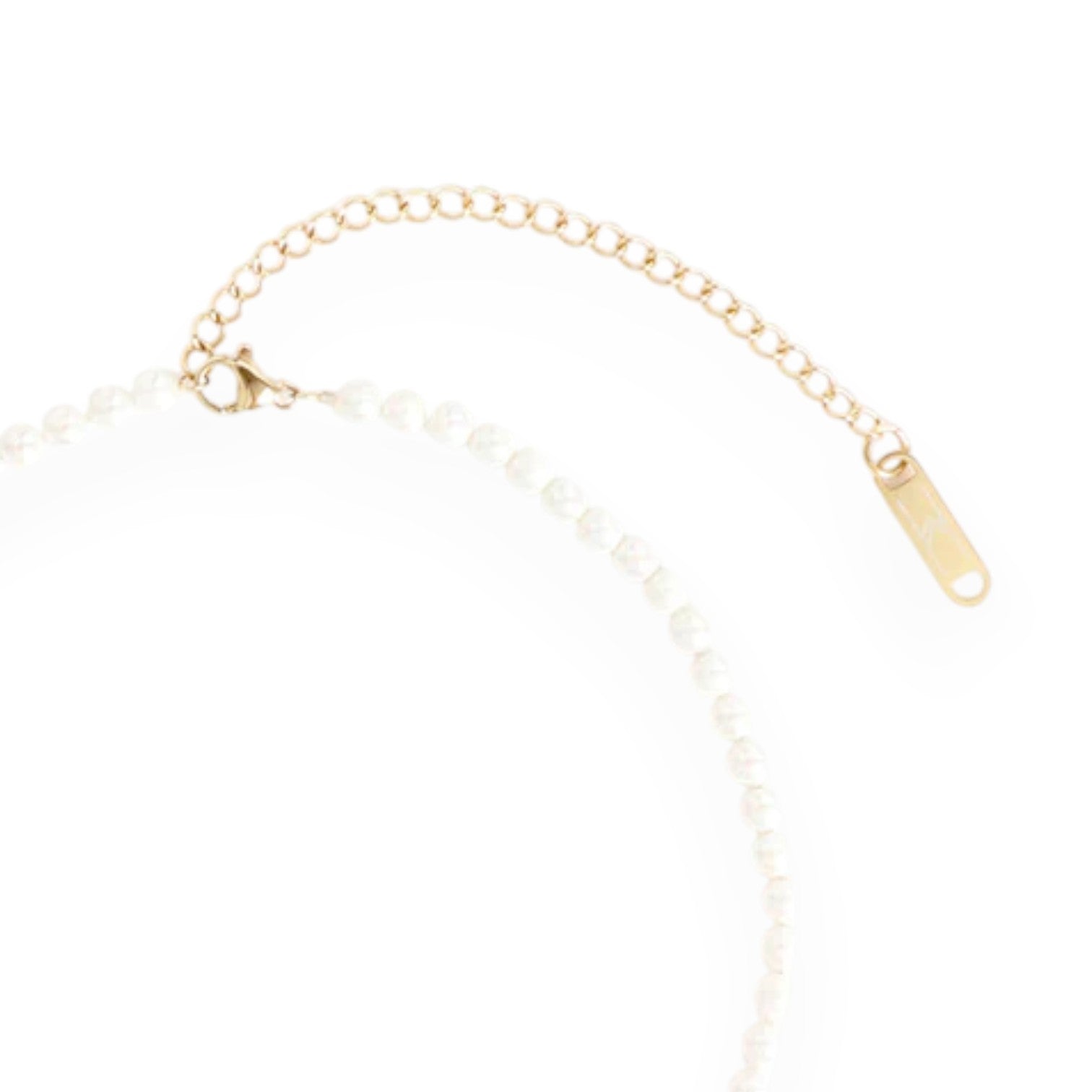 Augusta Choker - 14K Gold Plated - Pearl - 4-mm - Mellow Monkey