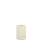 Flameless Ivory Pillar Candle - 3-in x 4-in - Mellow Monkey