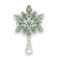 Jeweled Snowflake Tree Topper -12-in - December Diamonds - Mellow Monkey