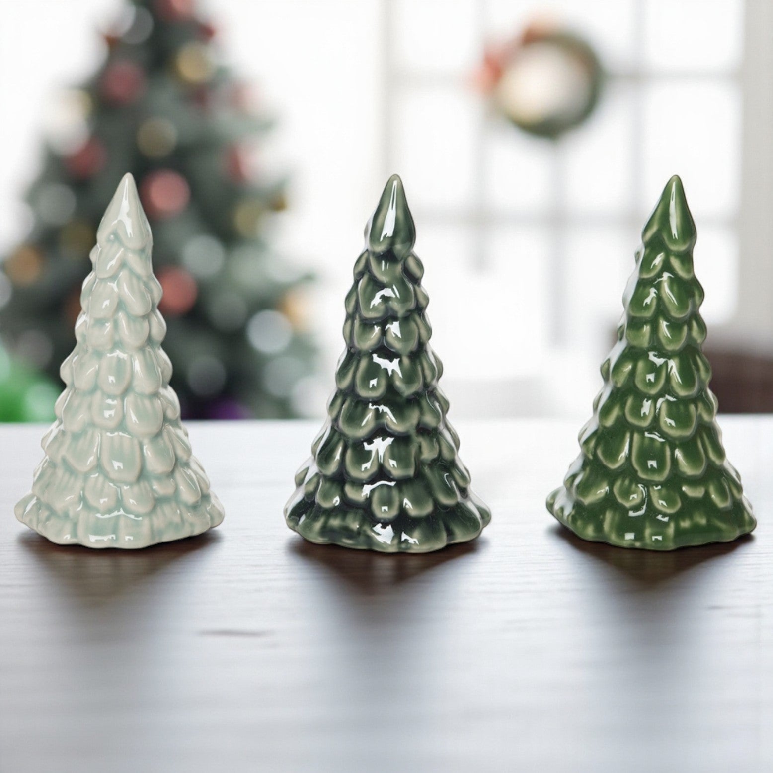 Iridescent Mini Ceramic Tree - 3-in - Mellow Monkey