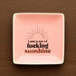 I Am A Ray of Fucking Sunshine - Square Trinket Tray - Mellow Monkey