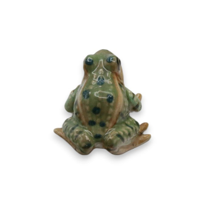 Rana Leopard Frog Porcelain Miniature - Mellow Monkey