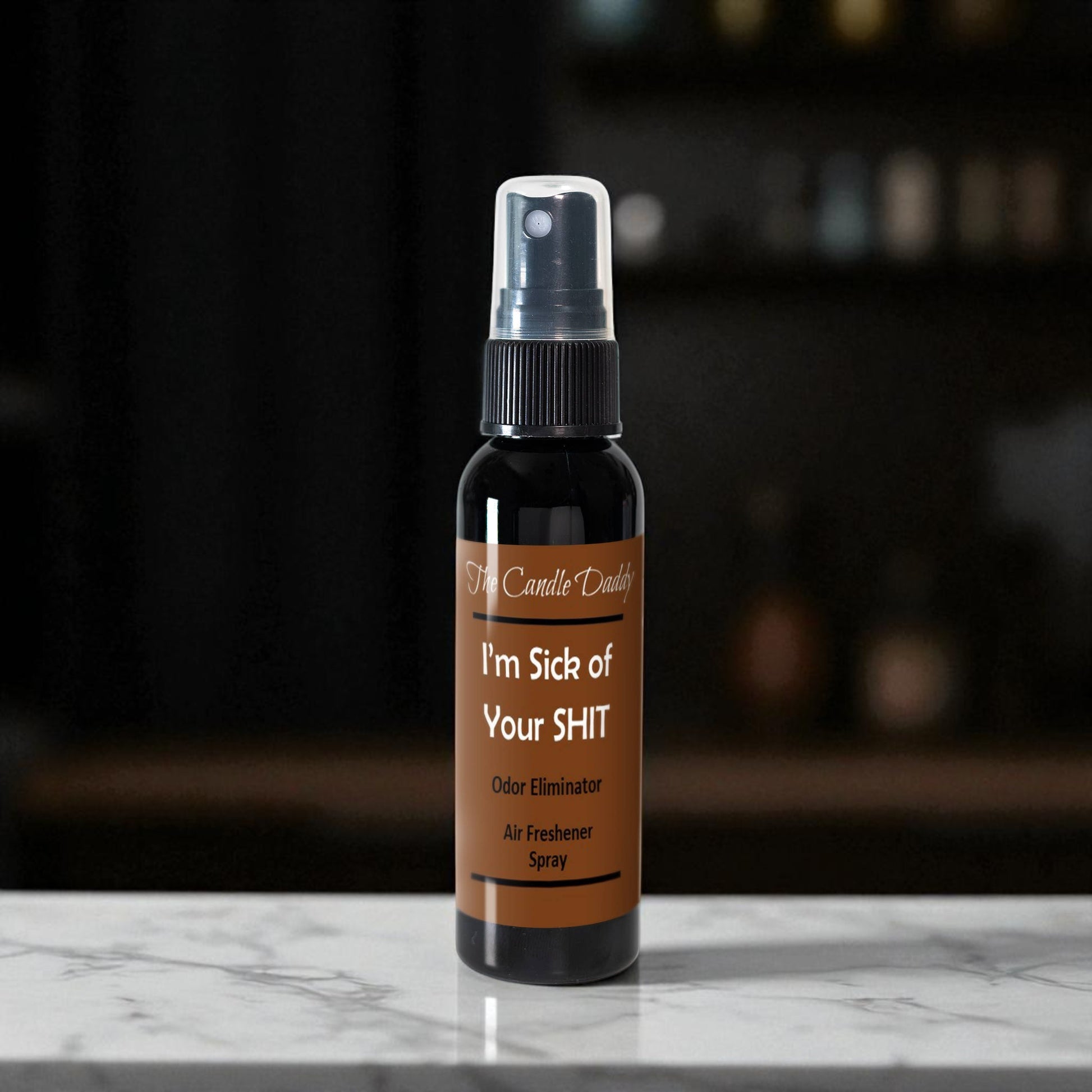 I'm Sick of Your Shit 2fl Oz Air Freshener Spray Odor Elim - Mellow Monkey