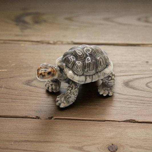 Darwin Galapagos Tortoise Porcelain Miniature - Mellow Monkey