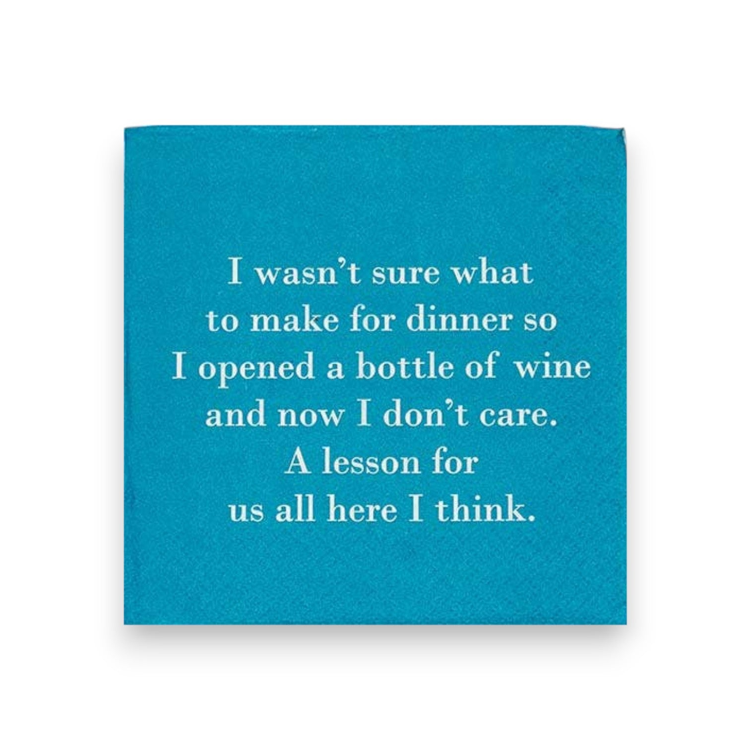 Wasn't Sure What To Make For Dinner..... - Cocktail Napkin - 20-ct - Mellow Monkey