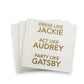 Dress Like Jackie - Cocktail Napkin - 20-ct - Mellow Monkey