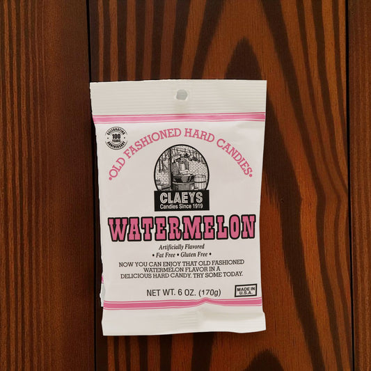 Claeys Old Fashioned Hard Candies Watermelon - Mellow Monkey