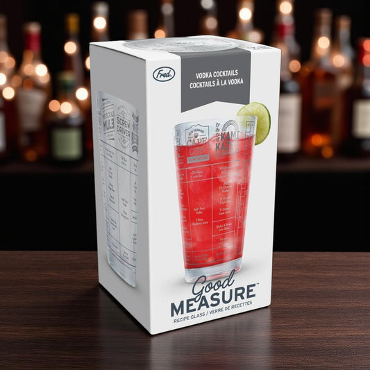 Good Measure Recipe Glass - Vodka - Mellow Monkey