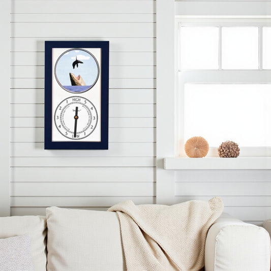 Tidepieces - Great White Shark Tide Clock - NAVY - Mellow Monkey