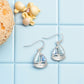 Elegant Sail Boat With Shimmery Blues - Earrings - Mellow Monkey