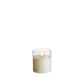 Flameless Clear Glass Ivory Pillar Candle - 3-1/2-in x 4-in - Mellow Monkey