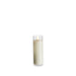 Flameless Clear Glass Ivory Pillar Candle - 2-in x 6-in - Mellow Monkey