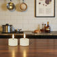 Flameless Ivory Tealights with Melted Top - Set of 2 - 1-3/4-in - Mellow Monkey