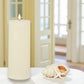 Flameless Ivory Pillar Candle - 3-1/2-in x 9-in - Mellow Monkey
