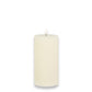 Flameless Ivory Pillar Candle - 3-1/2-in x 7-in - Mellow Monkey