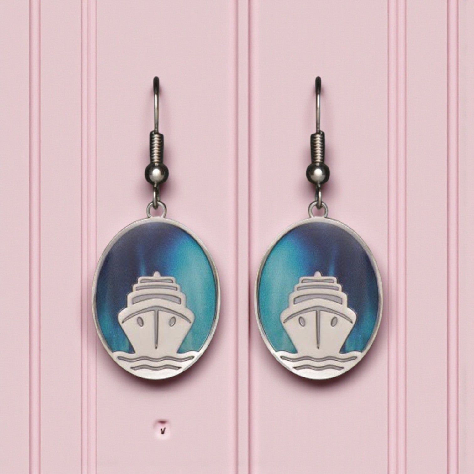 Northern Lights Cruise Ship Earrings - Mellow Monkey
