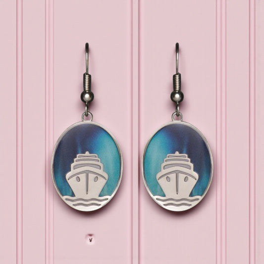 Northern Lights Cruise Ship Earrings - Mellow Monkey