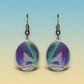 Northern Lights Majestic Whale Tail Earrings - Mellow Monkey