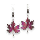 Northern Lights Maple Leaf Earrings - Mellow Monkey