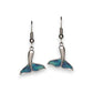 Northern Lights Whale Tail Earrings - Mellow Monkey
