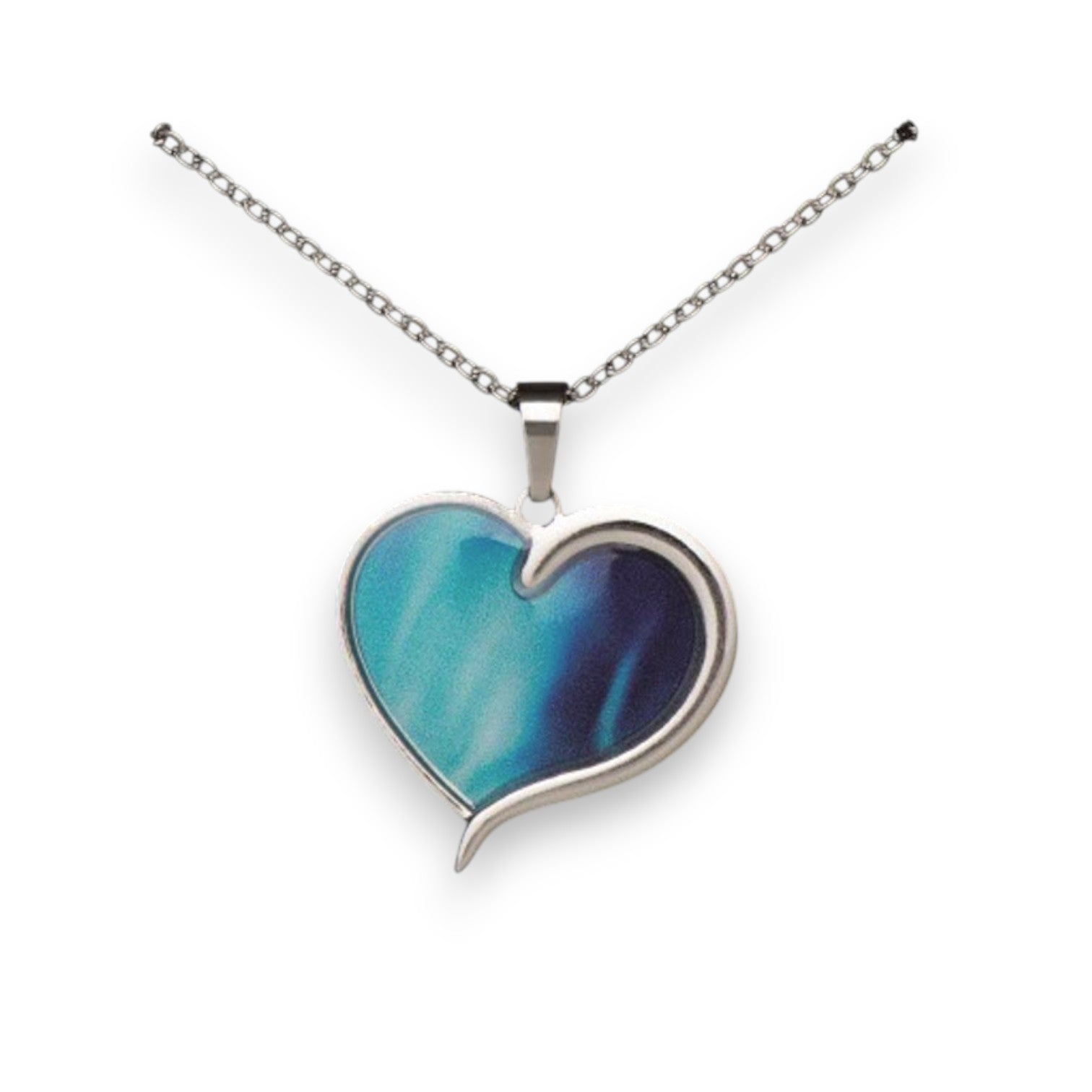 Northern Lights Enchanting Heart Necklace - Mellow Monkey